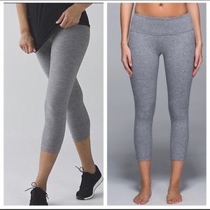Lululemon Wunder Under Cropped Leggings